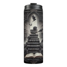 Tumbler Térmico do Livro Gótico - Caneca de viagem
