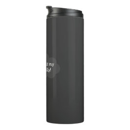 Garrafa Térmica Tumbler Térmico do Lover do Modo Escuro