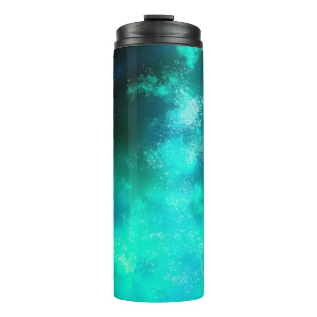 Garrafa Térmica Tumbler Térmico do Night Sky Emerald (Frente)