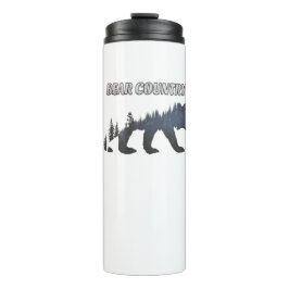 Garrafa Térmica Tumbler térmico do urso grizzly