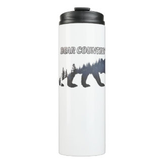 Garrafa Térmica Tumbler térmico do urso grizzly