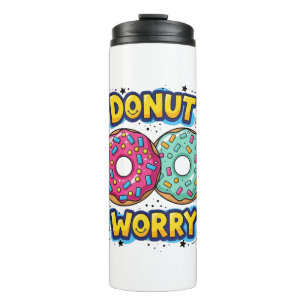 Garrafa Térmica Tumbler Térmico Donut Worry