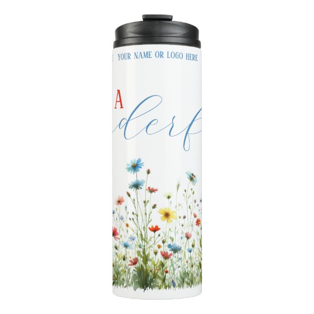 Garrafa Térmica Tumbler térmico É UM DIA MARAVILHOSO (Frente)