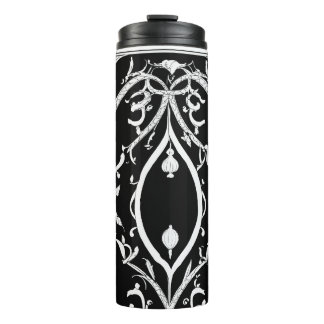 Garrafa Térmica Tumbler térmico: Elegante rastro gótico