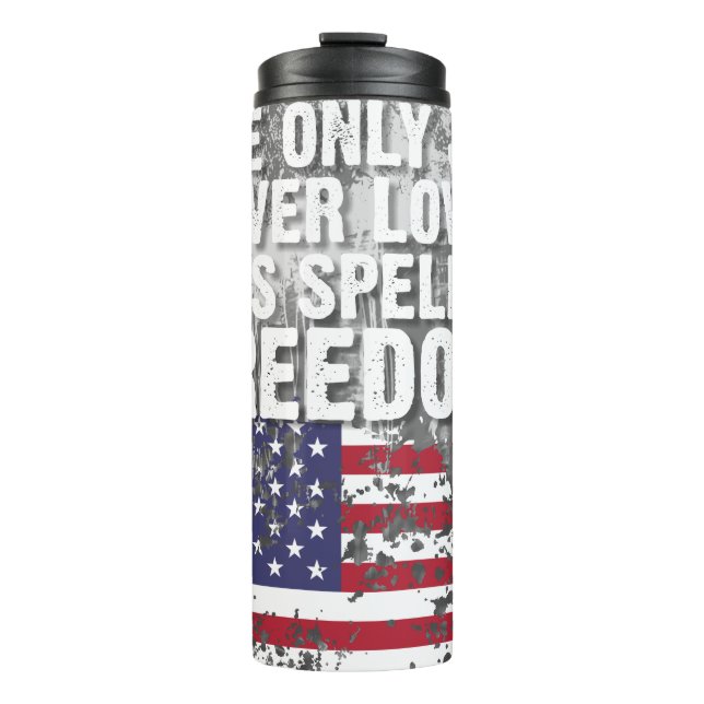 Garrafa Térmica Tumbler Térmico – Emprego Liberdade (Frente)
