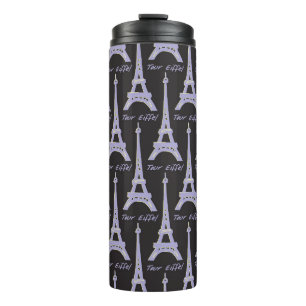 Garrafa Térmica Tumbler térmico França Torre Eiffel Paris
