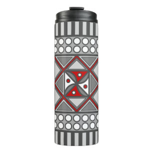 Garrafa Térmica Tumbler térmico geométrico alternativo