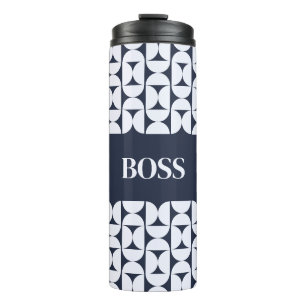 Garrafa Térmica Tumbler Térmico Geométrico Moderno Personalizado