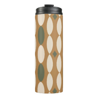 Garrafa Térmica Tumbler Térmico Geométrico Retro