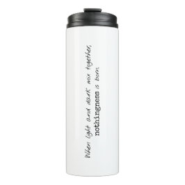 Garrafa Térmica Tumbler térmico leve e escuro