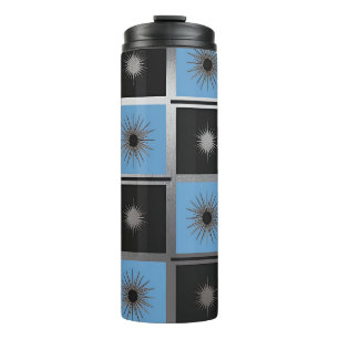 Garrafa Térmica Tumbler Térmico Moderno Starburst & Quadrados