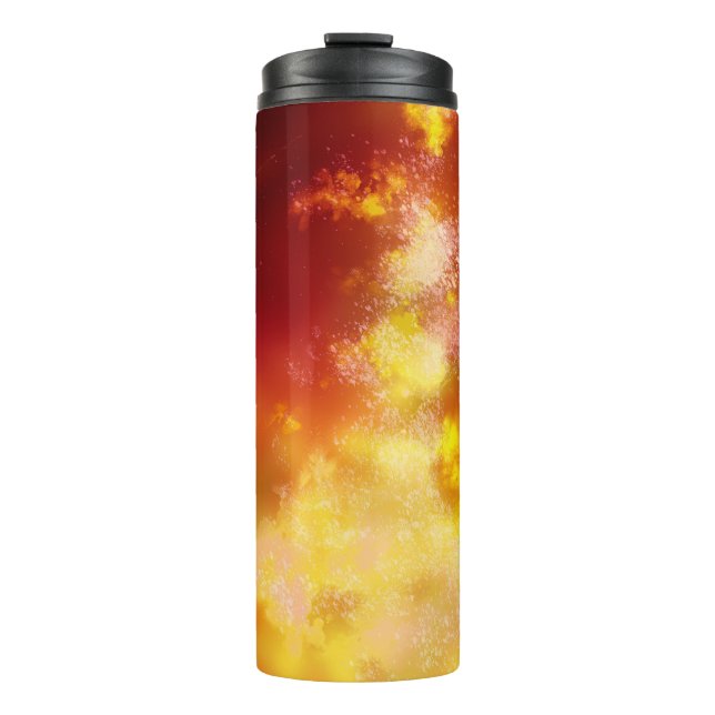 Garrafa Térmica Tumbler Térmico Noturno Sky Flame (Frente)