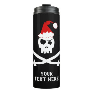 Garrafa Térmica Tumbler térmico para Papais noeis piratas