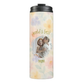 Garrafa Térmica Tumbler Térmico Personalizado 'A Melhor Mãe do Mun
