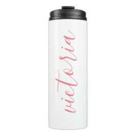 Garrafa Térmica Tumbler térmico personalizado| Branco
