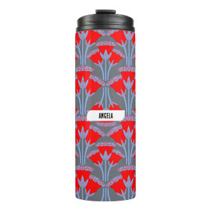 Garrafa Térmica Tumbler Térmico Personalizado Campainha Vermelha