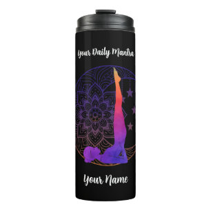 Garrafa Térmica Tumbler Térmico Personalizado com Nome e Mantra