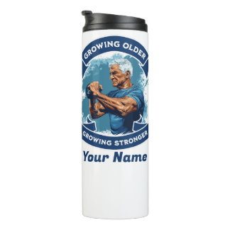 Garrafa Térmica Tumbler térmico personalizado crescendo mais forte
