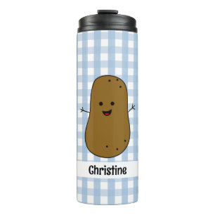 Garrafa Térmica Tumbler Térmico Personalizado de Batata Marrom Gin