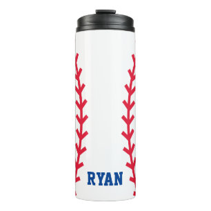 Garrafa Térmica Tumbler Térmico Personalizado do Baseball