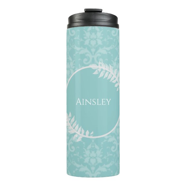 Garrafa Térmica Tumbler Térmico Personalizado para Damasco Elegant (Frente)