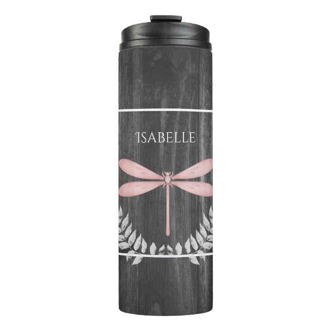 Garrafa Térmica Tumbler Térmico Personalizado Russo de Dragonfly R (Frente)