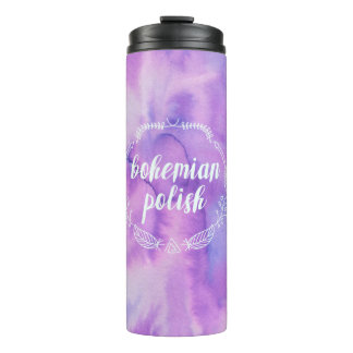 Garrafa Térmica Tumbler térmico polonês do Bohemian