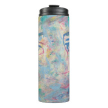 Tumbler térmico "Rico" moderno do abstrato