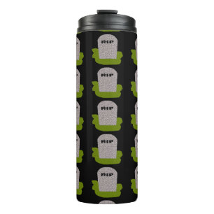 Garrafa Térmica Tumbler térmico RIP Tombstone