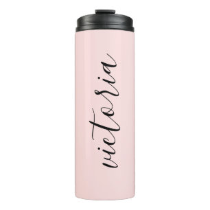 Garrafa Térmica Tumbler Térmico Rosa Personalizado