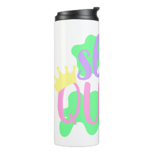 Garrafa Térmica Tumbler térmico Slime Queen 12oz