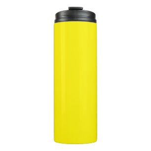 Garrafa Térmica Tumbler Térmico Sólido Amarelo Brilhante