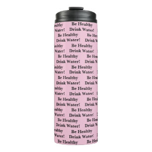 Garrafa Térmica Tumbler Térmico Sólido Rosa Bebê Seja Saudável Águ