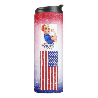 Garrafa Térmica Tumbler Térmico 💯 % Trump Girl