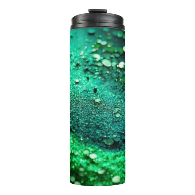 Garrafa Térmica Tumbler térmico verde brilhante 12oz (Frente)
