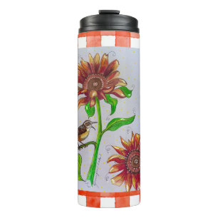 Garrafa Térmica Tumbler térmico Wren Laranja