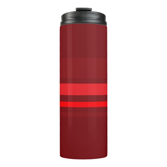 Garrafa Térmica Tumbler Vermelho Multi-Cor (Frente)