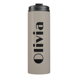 Garrafa Térmica Tumblers Minimalistas com Nome