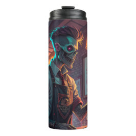 Garrafa Térmica Tumblers Térmicos - Café Zombie | Halloween Assust