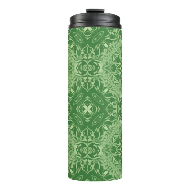Garrafa Térmica Tumblers térmicos de Mandala Green (Frente)