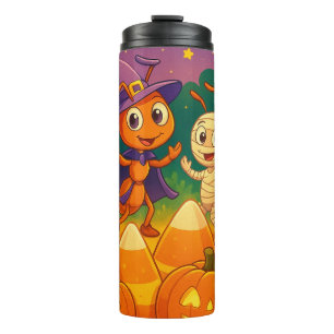 Garrafa Térmica Tumblers Térmicos - Festa de Ant Halloween