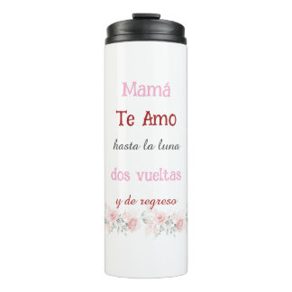 Garrafa Térmica Tumblers térmicos Mãe Espanhol