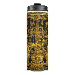 Garrafa Térmica Túmulo do Astronauta Palenque Dourado - Paquistão