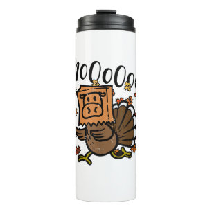 Garrafa Térmica Turca Moo Eu sou uma Vaca Falsa Engraçada Ação de