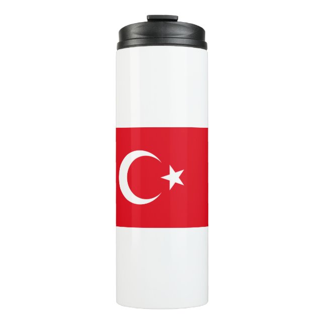 Garrafa Térmica Türkiye - Turquia Flag (Frente)