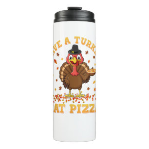 Garrafa Térmica TURQUIA COME PIZZA Camisa Adulto Vegan Crianças En