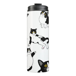 Garrafa Térmica Tuxedo cat tumbler