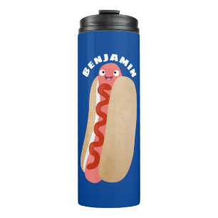 Garrafa Térmica Um desenho animado e engraçado de Weiner