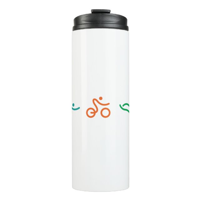 Garrafa Térmica Um presente Triathlon excelente para seu amigo ou  (Frente)