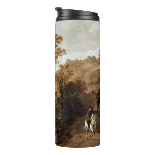 Garrafa Térmica Uma Cavalgada Noturna perto de um Rio Aelbert Cuyp